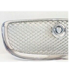 2010-2015 Jaguar X351 XJ Hood Radiator Grill Grille Chrome w/ Logo AW938A100 OEM